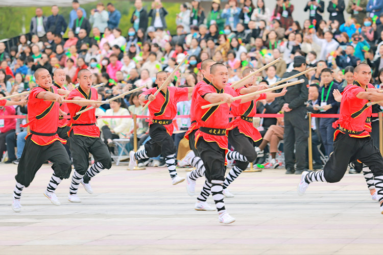 少林功夫表演。青羊區(qū)委宣傳部供圖