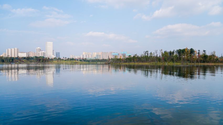 興隆湖。四川天府新區(qū)公園城市局供圖